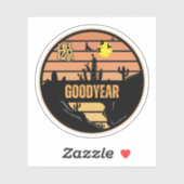 Sticker Goodyear, Arizona (Feuille)