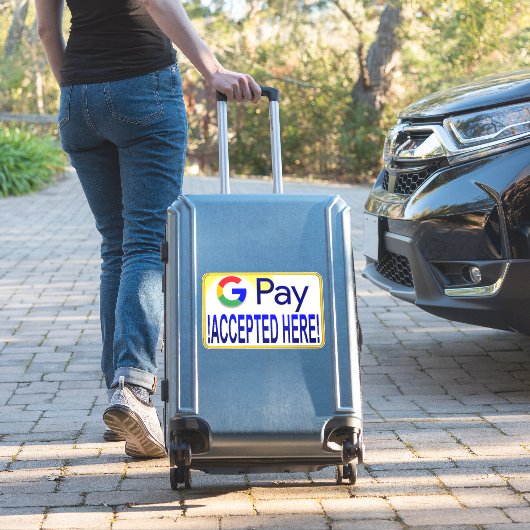 Sticker Google Pay Accepté ici! (Valise Insitu)