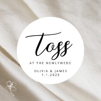 Sticker Gooi naar de Jonggehuwden