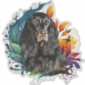 Sticker Gordon Setter (Devant)