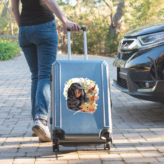 Sticker Gordon Setter Tapestry Poster Acrylic Print Tripty (Valise Insitu)