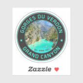 Sticker Gorge du Verdon - Les Gorges du Verdon (Feuille)