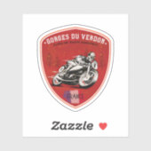 Sticker Gorge du Verdon - les Gorges du Verdon motobike (Feuille)