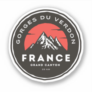 Sticker Gorge du Verdon - les Gorges du Verdon motobike