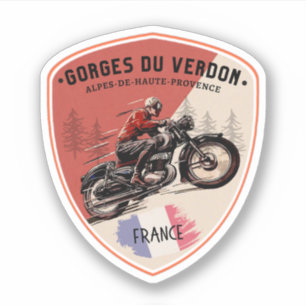Sticker Gorge du Verdon - les Gorges du Verdon motobike