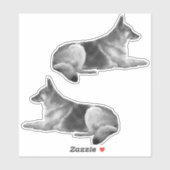 Sticker Gorgeous German (Feuille)