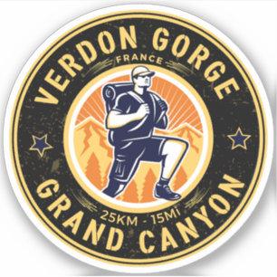 Sticker Gorges du Verdon - grand canyon