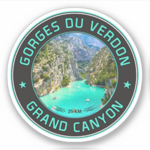 Sticker Gorges du Verdon - voyage dans les Gorges du Verdo