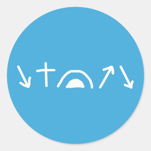 Sticker Gospel Flèches (Devant)