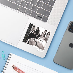 Sticker Gossip Girl Black and White Group Graphisme