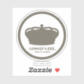 Sticker Gossip Girl TV Series Crown Icon (Feuille)