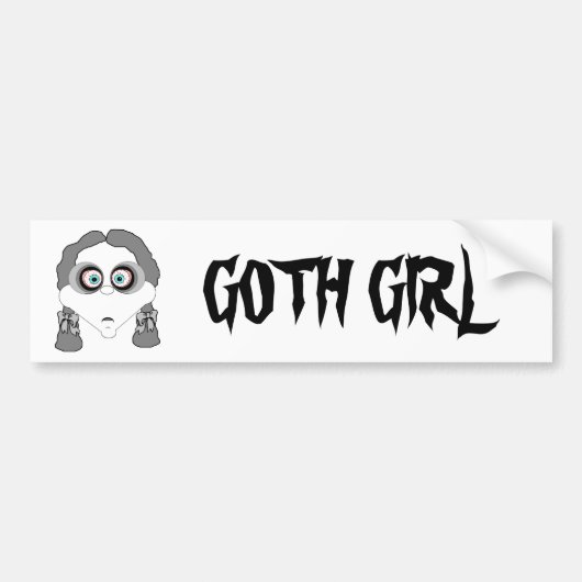 Sticker Goth Girl (Devant)