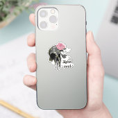 Sticker Goth Skull | Rebel Soul (Téléphone)