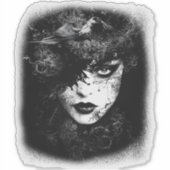 Sticker Goth Woman (Devant)