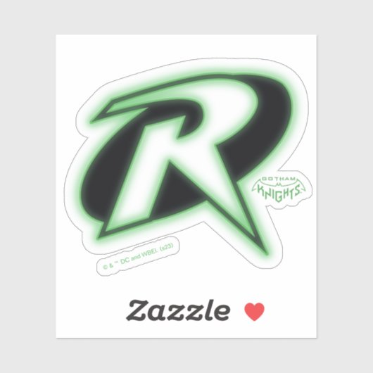 Sticker Gotham Knights Robin Logo (Feuille)