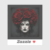 Sticker Gothic Woman (Feuille)