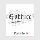 Sticker Gothique (Feuille)