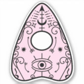 Sticker Gothique Pastel Rose Black Spirit Board Planchette (Devant)