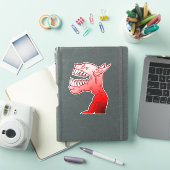 Sticker Goule avec un beau rire (Couverture iPad)