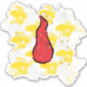 Sticker Goutte de Sang (Devant)