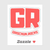 Sticker GR - Grischun. Stcker ! (Feuille)
