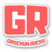 Sticker GR - Grischun. Stcker ! (Devant)