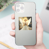 Sticker Grâce Céleste | Joli Ange et Rose (Téléphone)