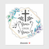 Sticker Grace sur grâce (Feuille)