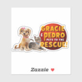 Sticker Gracie & Pedro Dynamic Duo (Feuille)