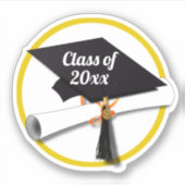 Sticker Grad Casquette (Devant)