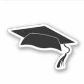 Sticker Grad Graduate Graduate Graduate Graduation Cap Cla (Devant)