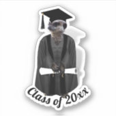 Sticker Grad Meerkat Graduation (Devant)