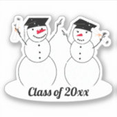 Sticker Grad Snowmen (Devant)