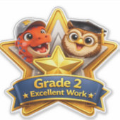 Sticker Grade 2 excellent work with the owl and Rex custom (Devant)