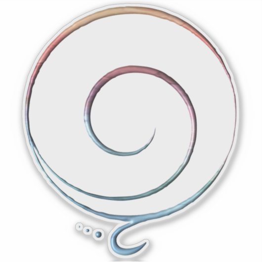 Sticker Gradient Gratitude (Devant)