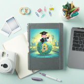 Sticker Graduation Bitcoin (Couverture iPad)