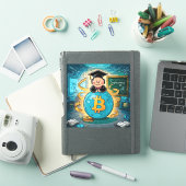 Sticker Graduation de crypto-monnaie (Couverture iPad)