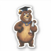 Sticker Graduation de l'ours (Devant)