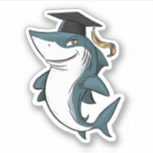Sticker Graduation des requins (Devant)