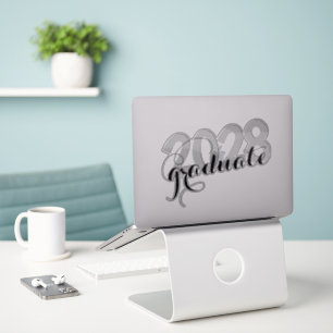 Sticker Graduation minimale de script moderne noir