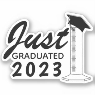 Sticker Graduation Science Diplômée Cylindre Année Casq