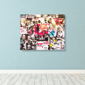 Sticker Graffiti Canvas Afdruk (Insitu (Houten vloer))