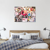 Sticker Graffiti Canvas Afdruk (Insitu (Slaapkamer))