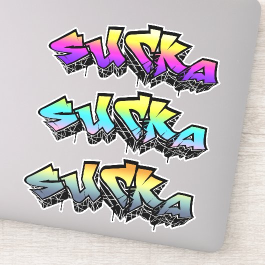 Sticker Graffiti cool (Détail)