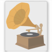 Sticker Gramophone (Devant)