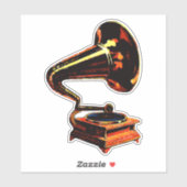Sticker Gramophone (Feuille)