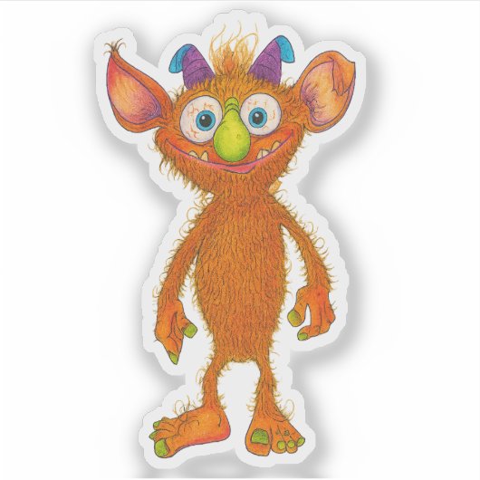 Sticker Grampa Troll (Devant)