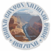 Sticker Grand Canyon NP (Devant)