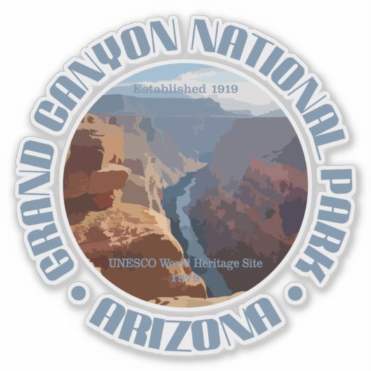 Sticker Grand Canyon NP (Devant)