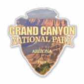 Sticker Grand Canyon NP (flèche) (Devant)